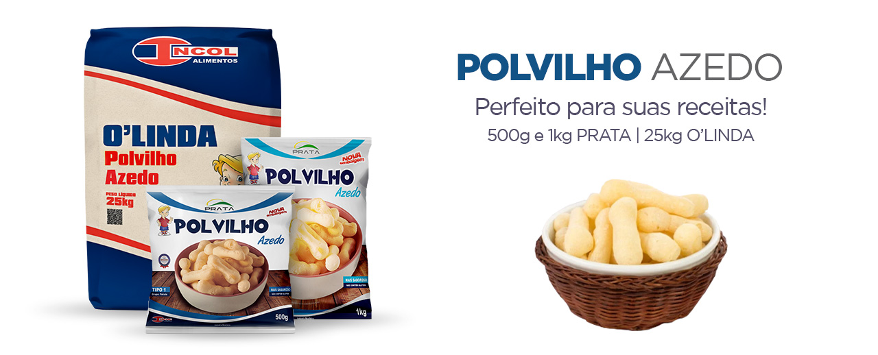 Polvilho Azedo Incol — qualidade e tradição