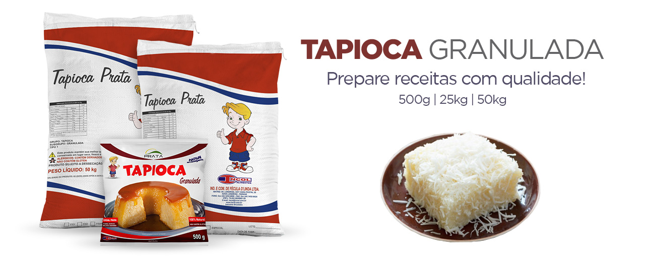 Tapioca Granulada Incol — pronta para suas receitas